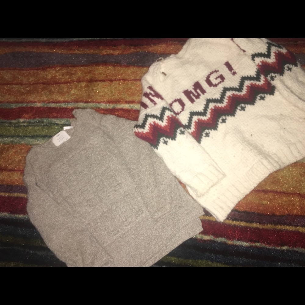2 Zara toddler boy sweaters.